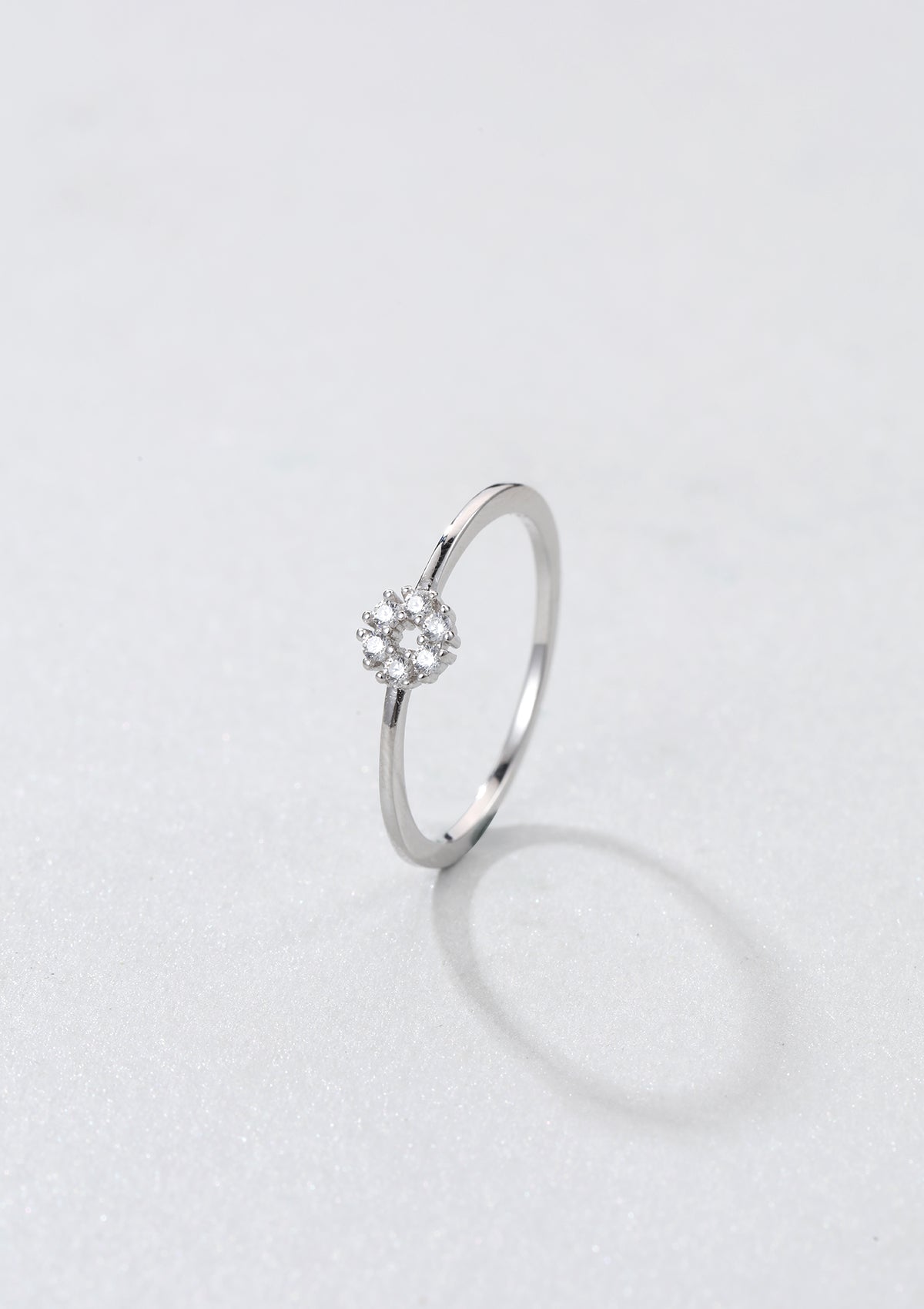Cercle Eclat Bague Sterling Argent